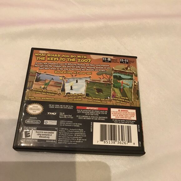 World of Zoo - Nintendo DS Complete - Picture 3 of 3